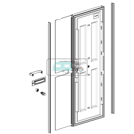 [OCS_A9903874] Dometic RML9430 Deur Compleet 464x1223