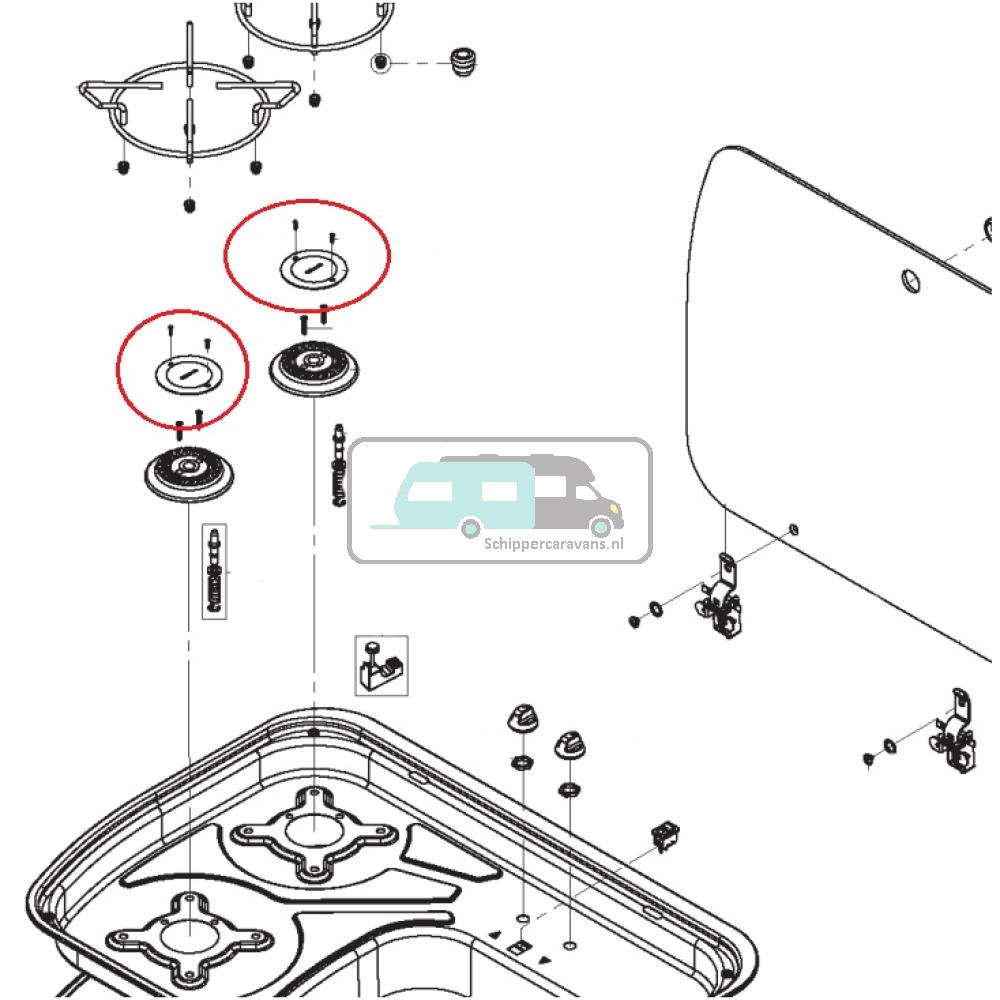 [OCS_A9903060] Dometic Branderdeksel