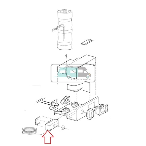 [OCS_A0030490] Dometic RE2002 Thermostaat