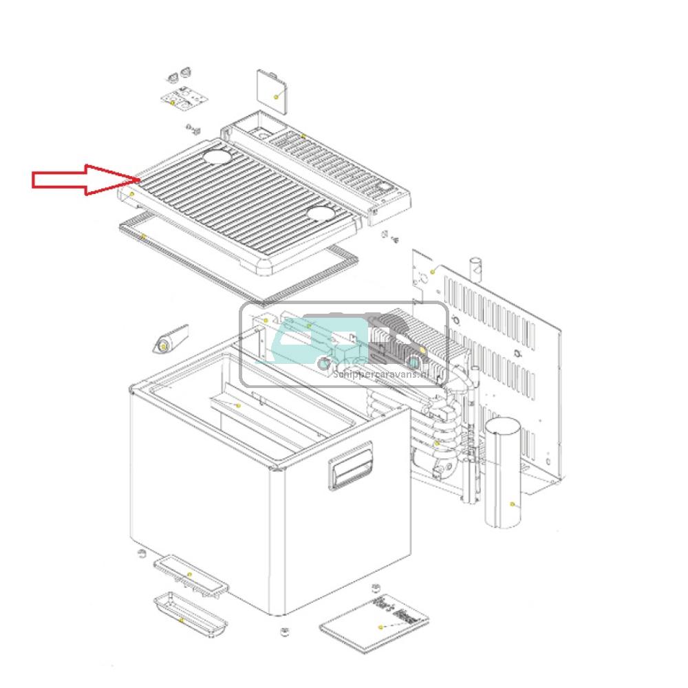 [OCS_A0030305] Dometic RC1600 koelbox deksel