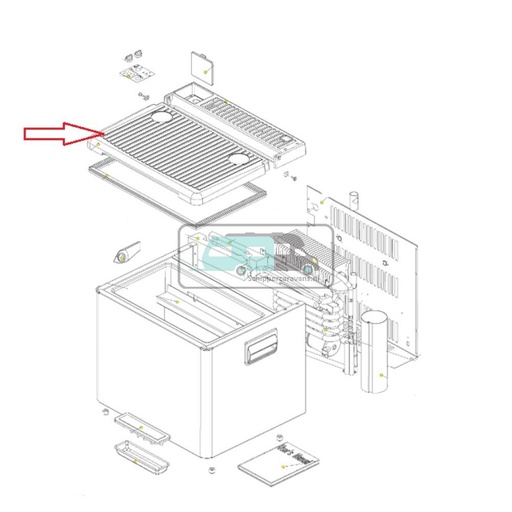 [OCS_A0030305] Dometic RC1600 koelbox deksel