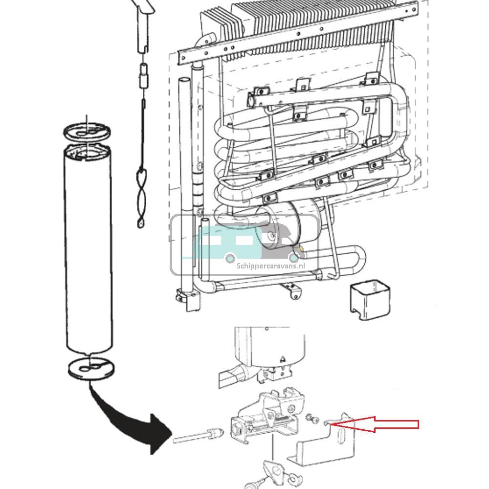 [OCS_A9903448] Dometic RMS8401 Gasbrander compleet