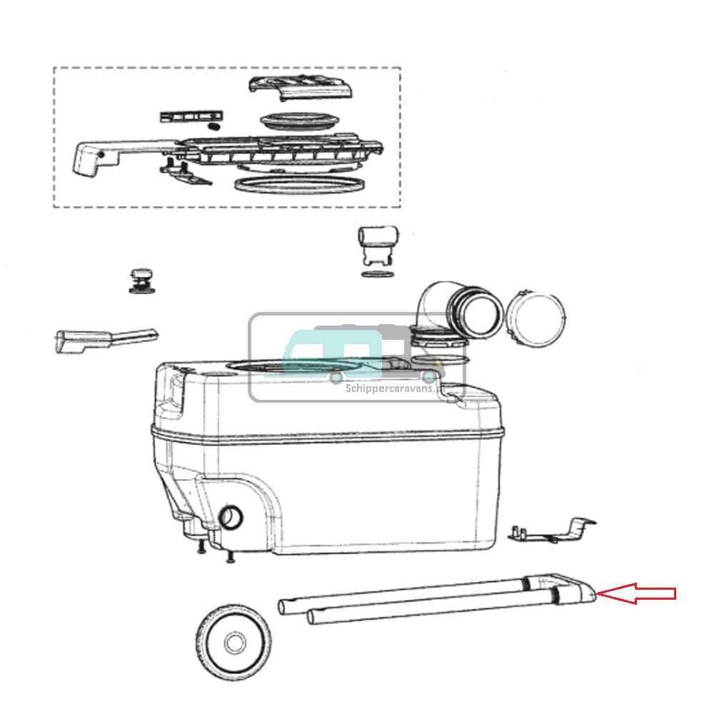 [OCS_A9904895] Dometic CT3000/4000 Handgreep