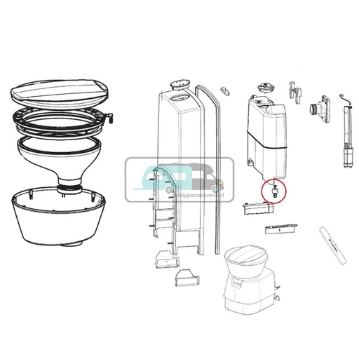 [OCS_A0030444] Dometic CTW4110 Reed Sensor