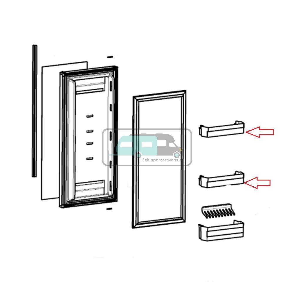 [OCS_A9903657] Dometic RC10470 Deurvak Boven/Midden