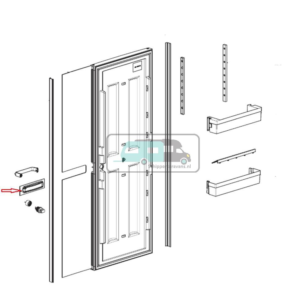 [OCS_A9903276] Dometic RML9435 Afdekking Handgreepinleg