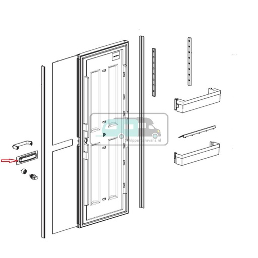 [OCS_1133674] Dometic RML9435 Afdekking Handgreepinleg