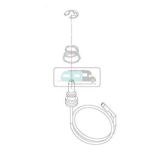 [OCS_1133680] Dometic Thermokoppel voor Komfoort PI0909