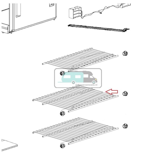 [OCS_A9903607] Dometic Koelkastrooster RML 10.4 T