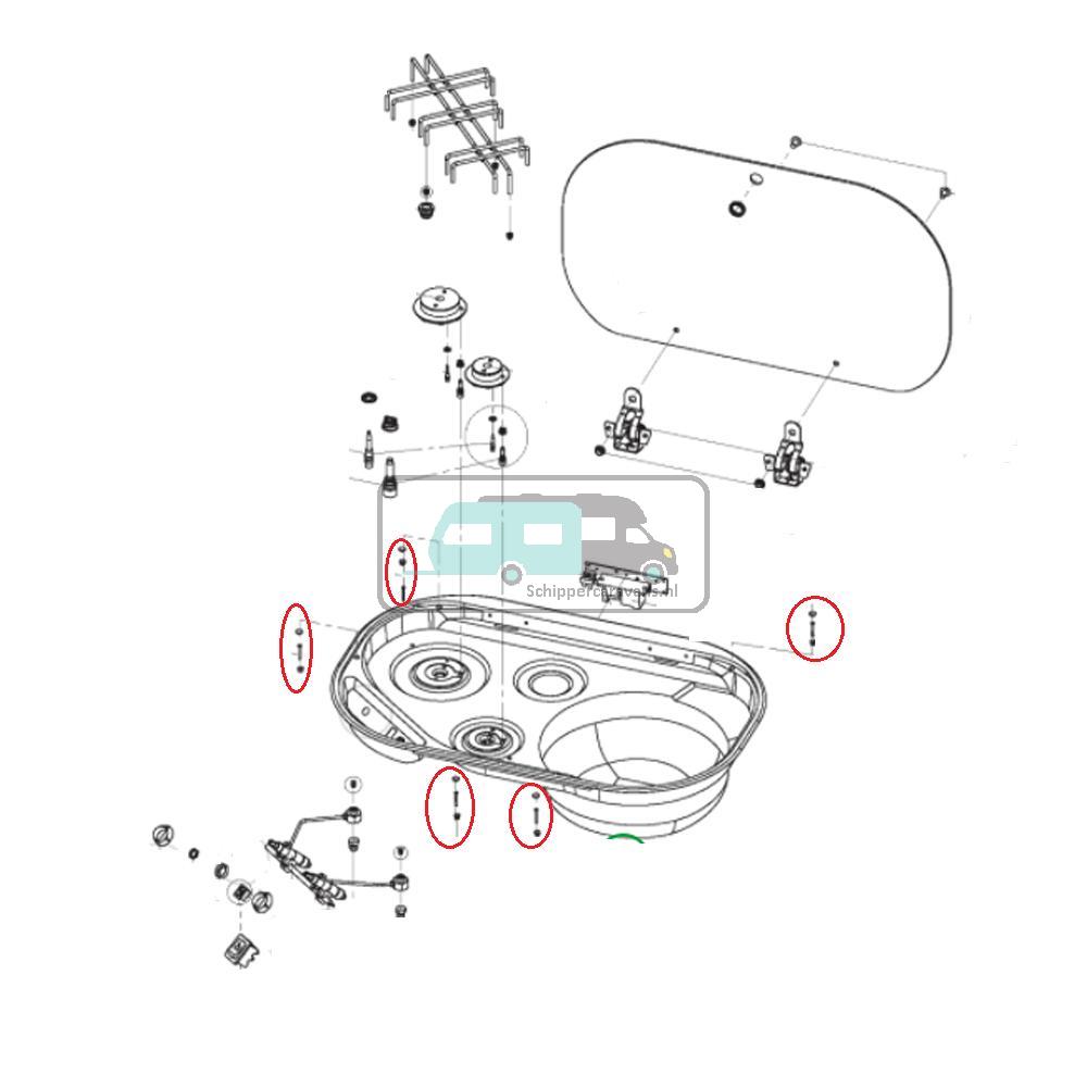 [OCS_A9903473] Dometic Montagekit MO7103