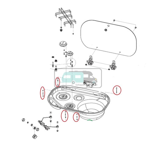 [OCS_1133716] Dometic Montagekit MO7103