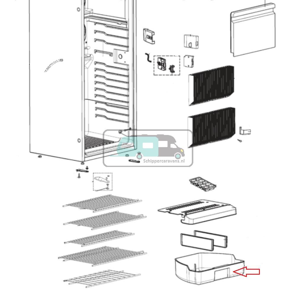[OCS_A9904238] Dometic RML8555 Vershouder Transparant