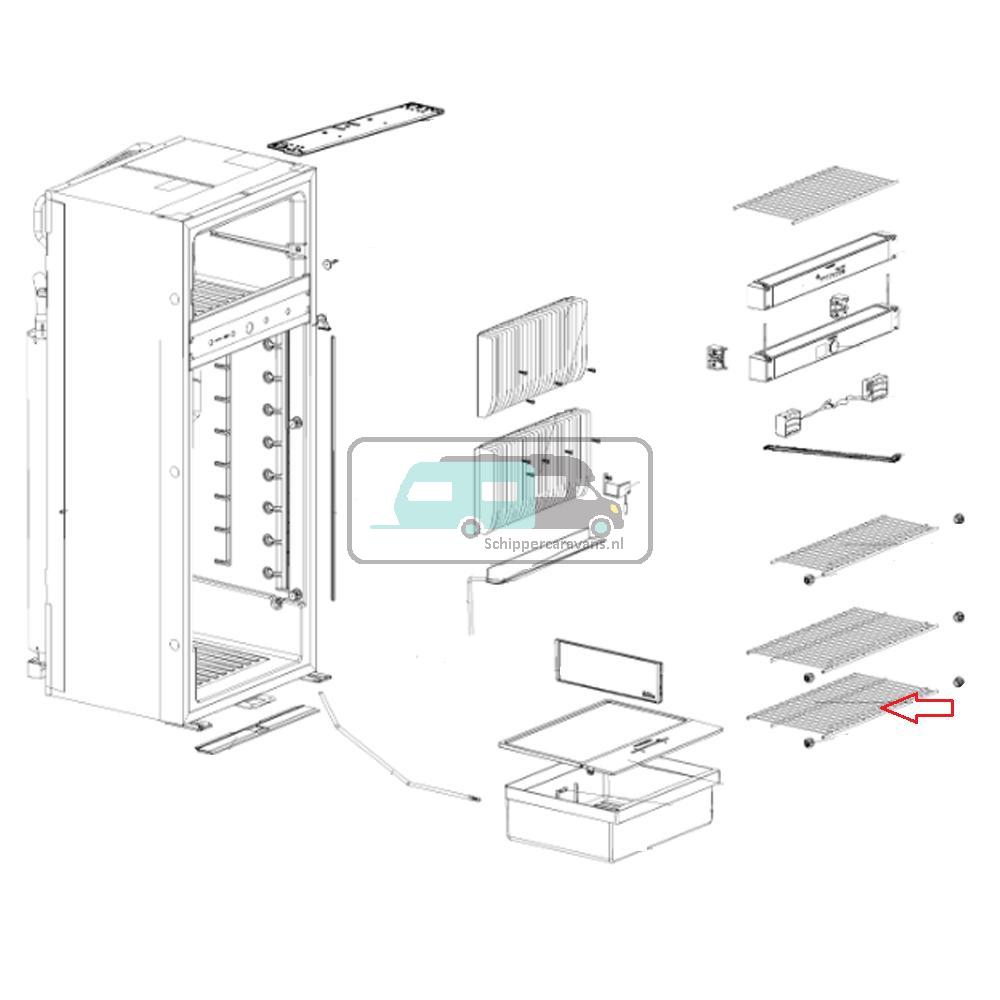 [OCS_A0017695] Dometic RM10.5 Onder Rooster
