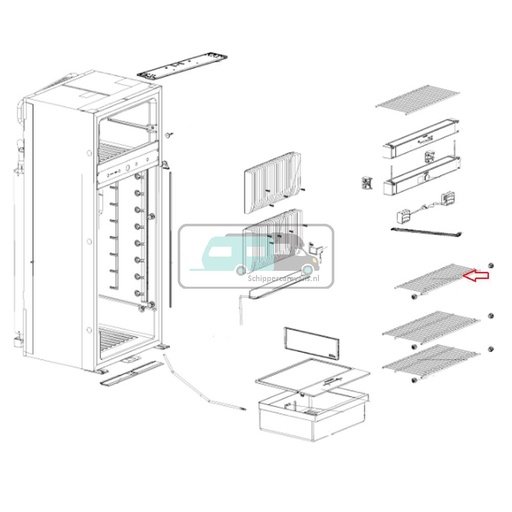 [OCS_1133733] Dometic RM10.5 Boven Rooster