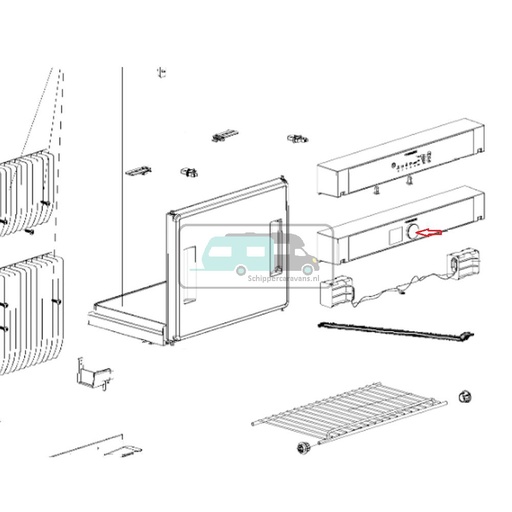 [OCS_1133736] Dometic RM10.5 Draaiknop
