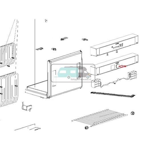 [OCS_A0018299] Dometic RM10.5 Draaiknop