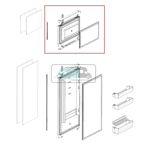 [OCS_1133741] Dometic RM10.5 Diepvriesdeur