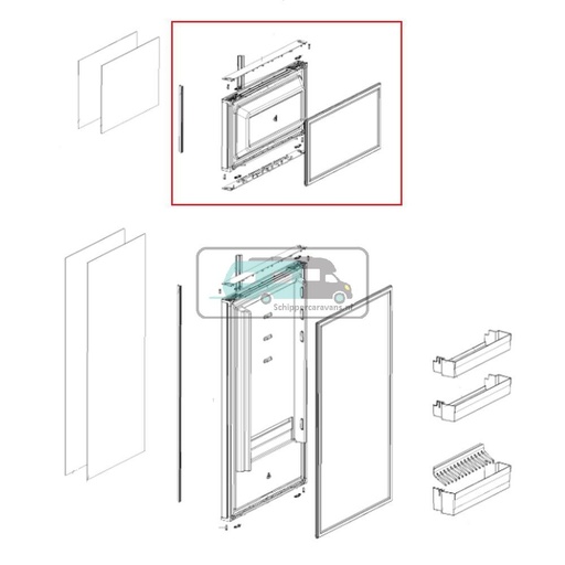 [OCS_A0025567] Dometic RM10.5 Diepvriesdeur