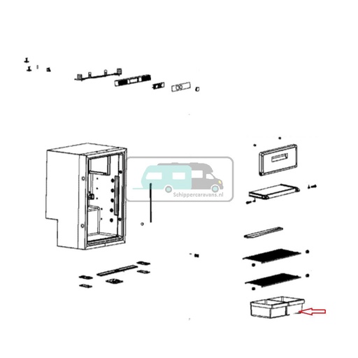 [OCS_1133743] Dometic RMS10.5 Groentebak