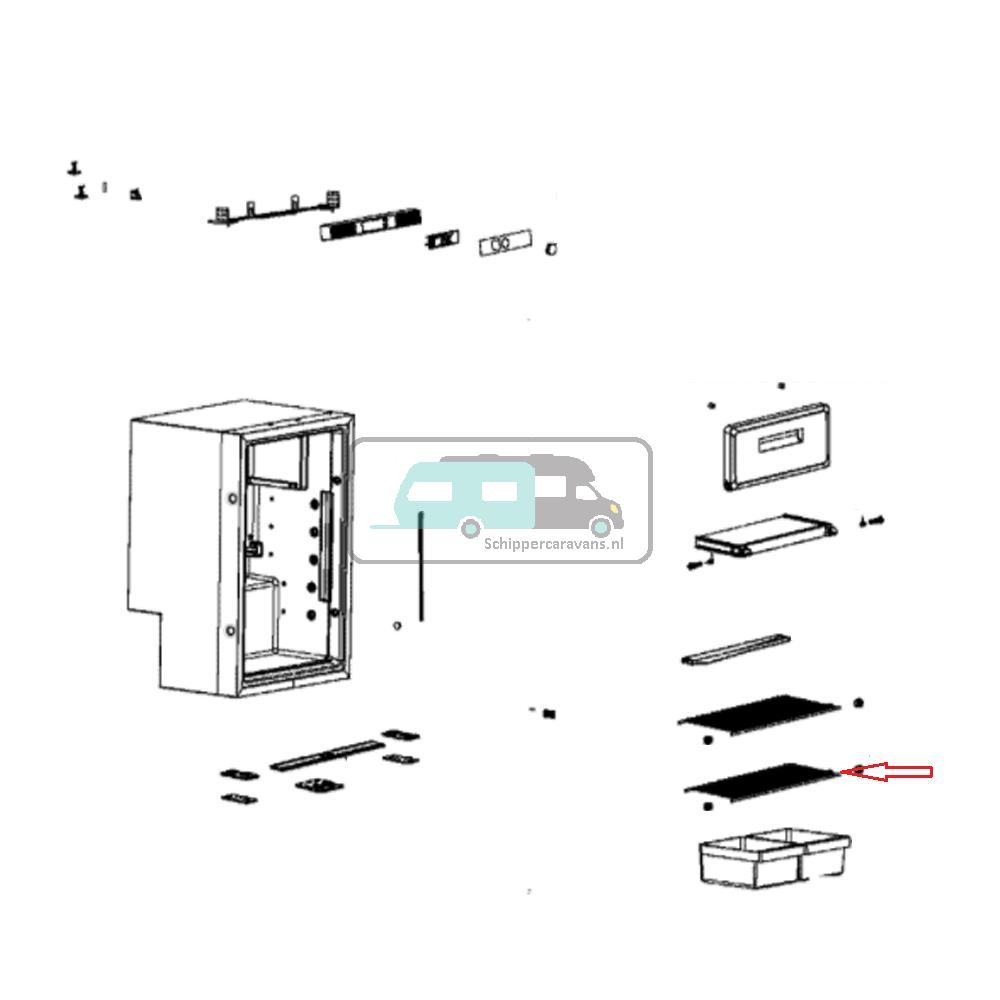 [OCS_A0025488] Dometic RMS10.5 Onder Rooster