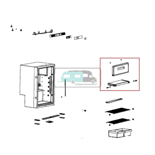 [OCS_A0030692] Dometic RMS10.5XT Diepvriesdeur
