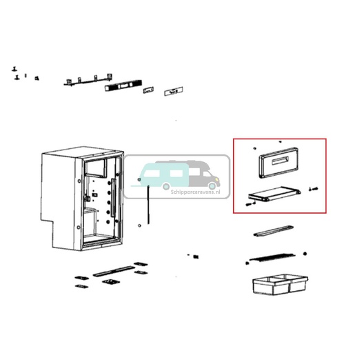 [OCS_1133747] Dometic RMS10.5T Diepvriesdeur