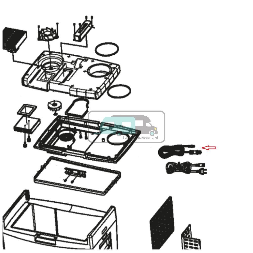 [OCS_A0030694] Dometic Koelbox Verbindingskabel AC/DC T35