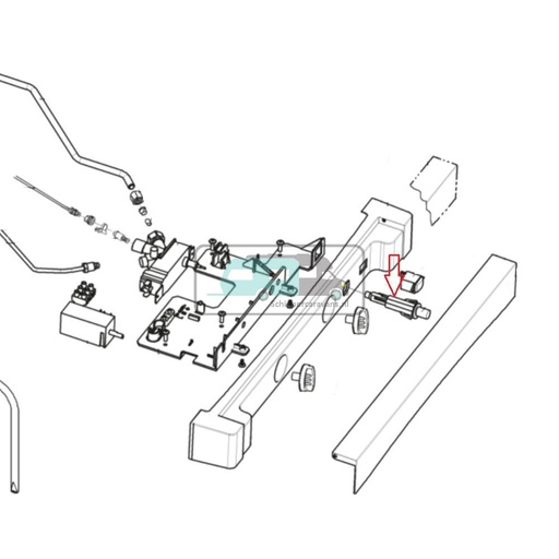 [OCS_A9906836] Dometic Piezo Ontsteker Zilver