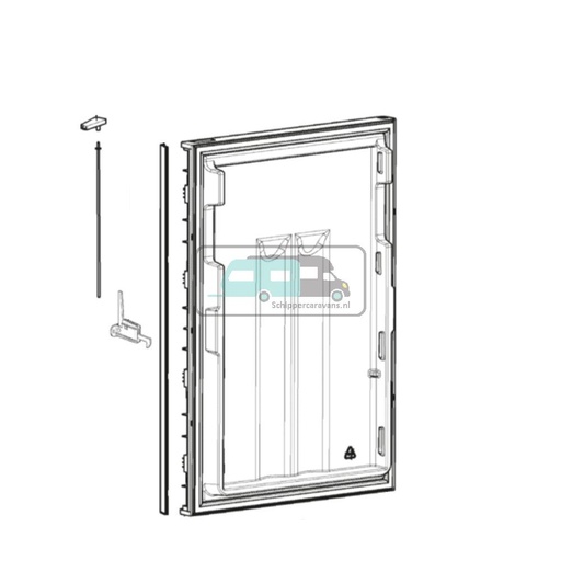 [OCS_A0030462] Dometic Koelkastdeur RMS8550