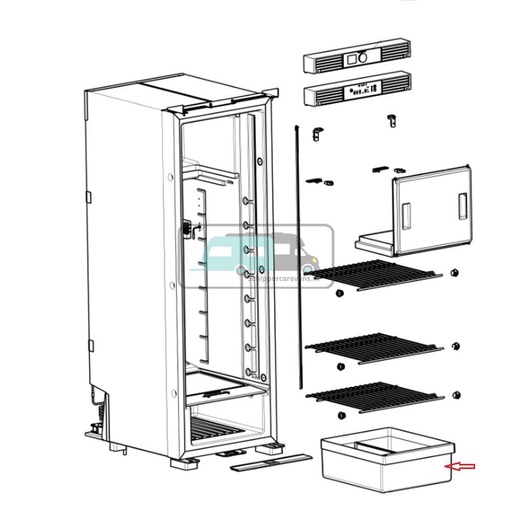 [OCS_A0026029] Dometic RML10.4s Groentebak