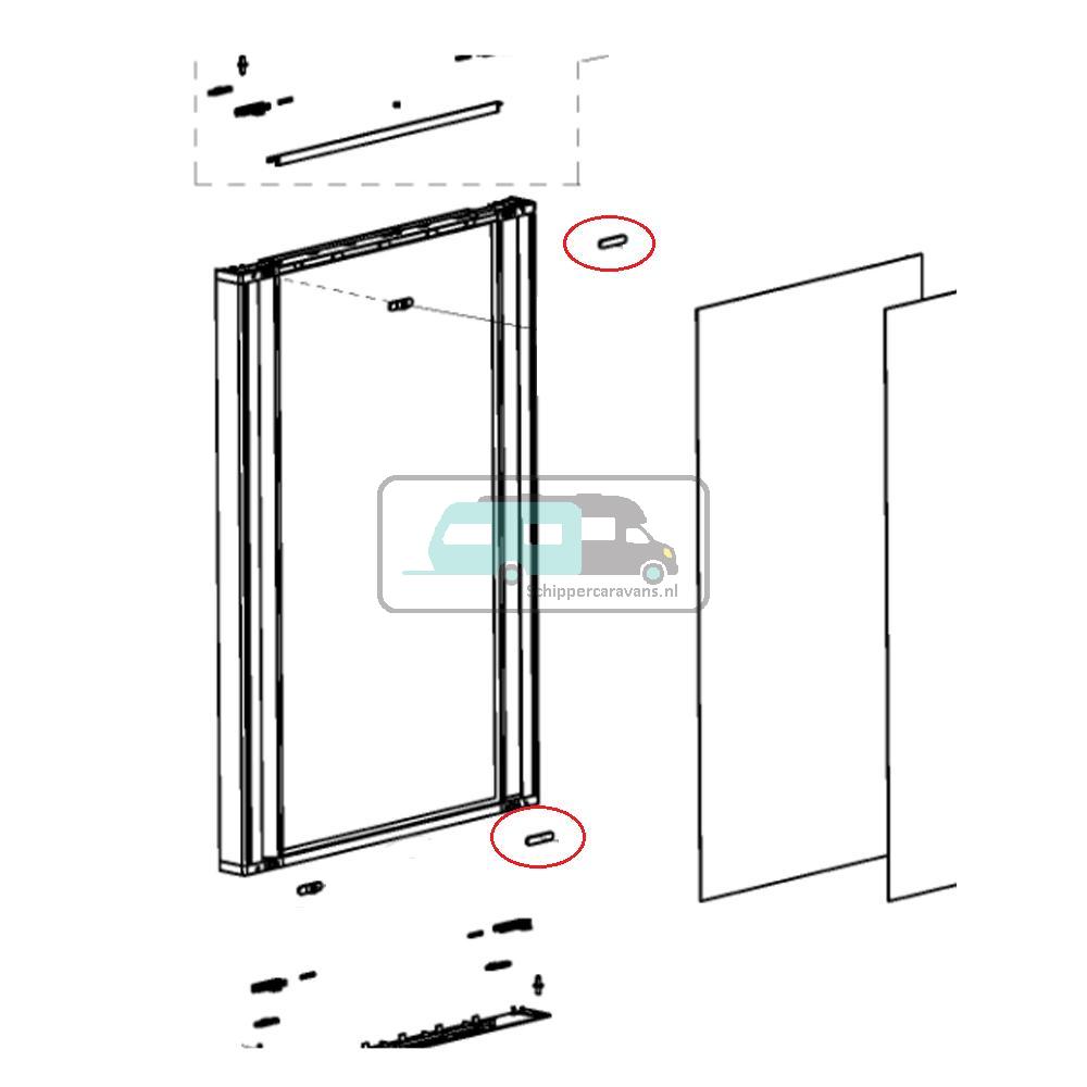 [OCS_A0030677] Dometic RMS 10.5S Deur Houder