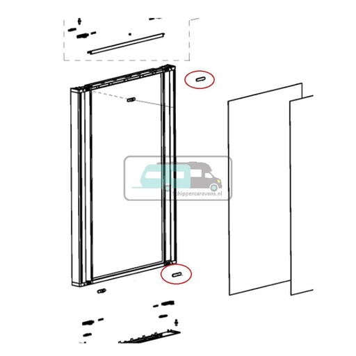 [OCS_A0030677] Dometic RMS 10.5S Deur Houder