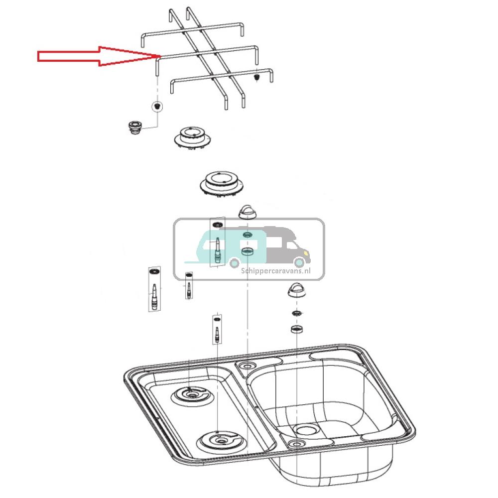 [OCS_A0030268] Dometic MO927 Pannenrek