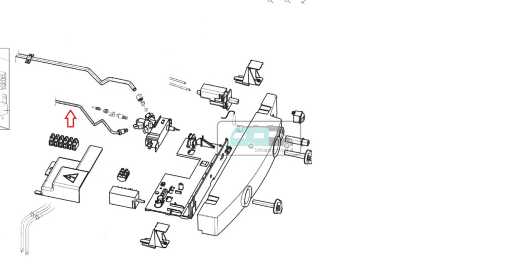 [OCS_A0030519] Dometic RMS8500 Gastoevoerbuis
