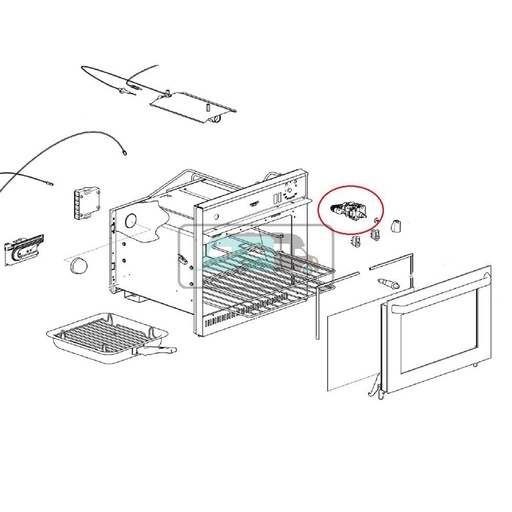 [OCS_A9902945] Thetford Oven/Grill Gasregelaar Duplex