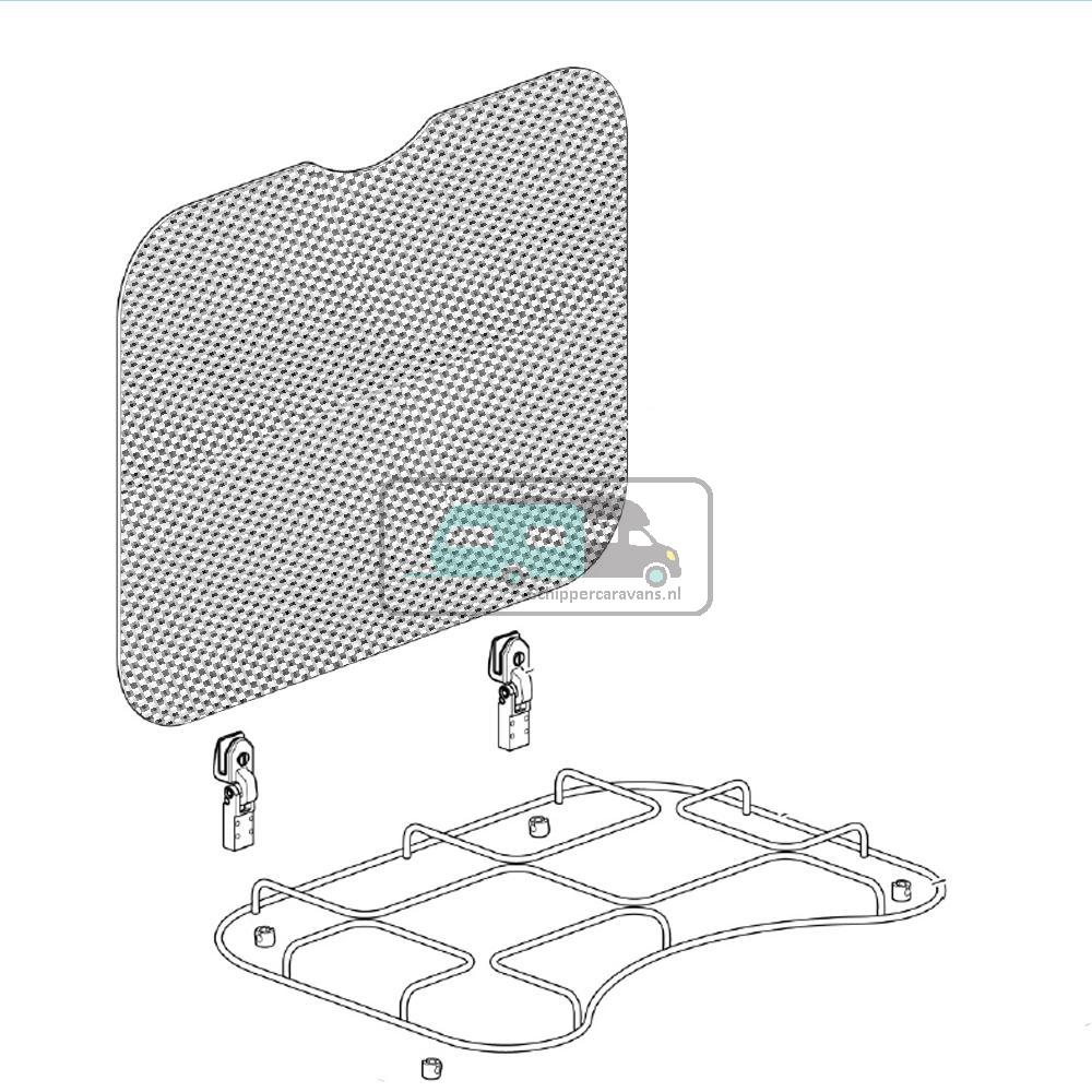 [OCS_A0028430] Thetford Hob 340/ 345 Glasplaat 