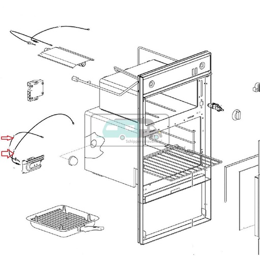[OCS_1141046] Thetford Midi Prima 3 Fornuis Thermokoppel ASP (C)