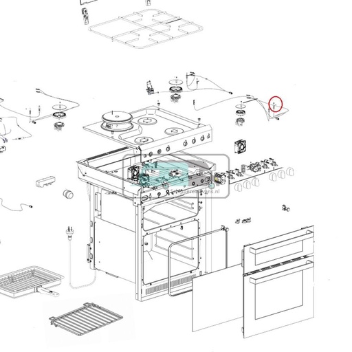 [OCS_A0028437] Thetford Hob Electrodes K1520 type C