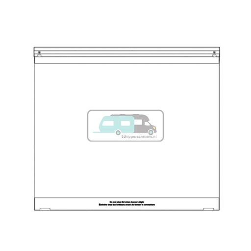 [OCS_A0027186] Thetford Fornuis K1520 Glasplaat