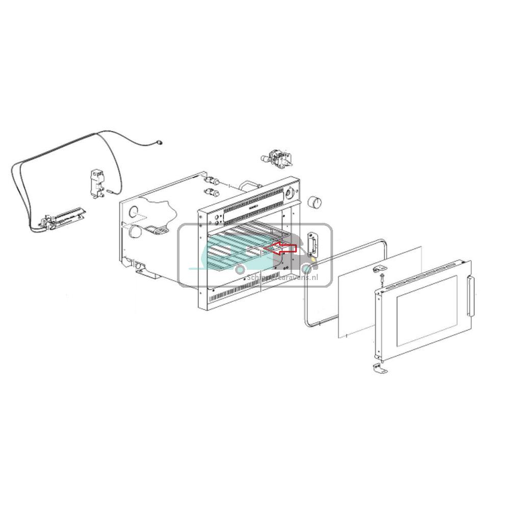 [OCS_A9907519] Thetford Oven 420 Ovenrooster