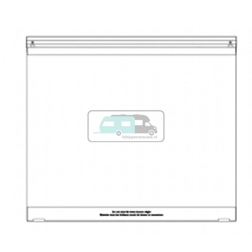 [OCS_1141071] Thetford Fornuis Oven Glasplaat K1520