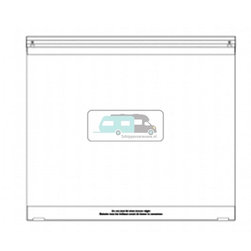 [OCS_A0028383] Thetford Fornuis Oven Glasplaat K1520