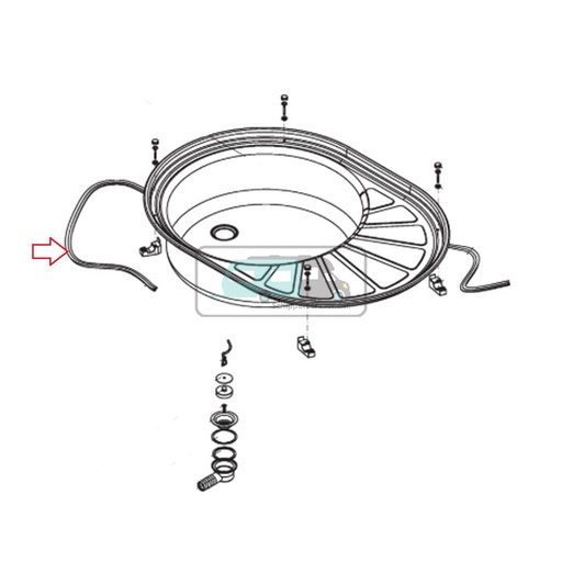 [OCS_1141126] Dometic C2000 Spoelbak Afdichtingsprofiel