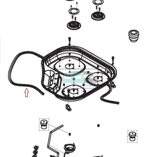 [OCS_A0030581] Dometic Profielafdichting Kookplaat
