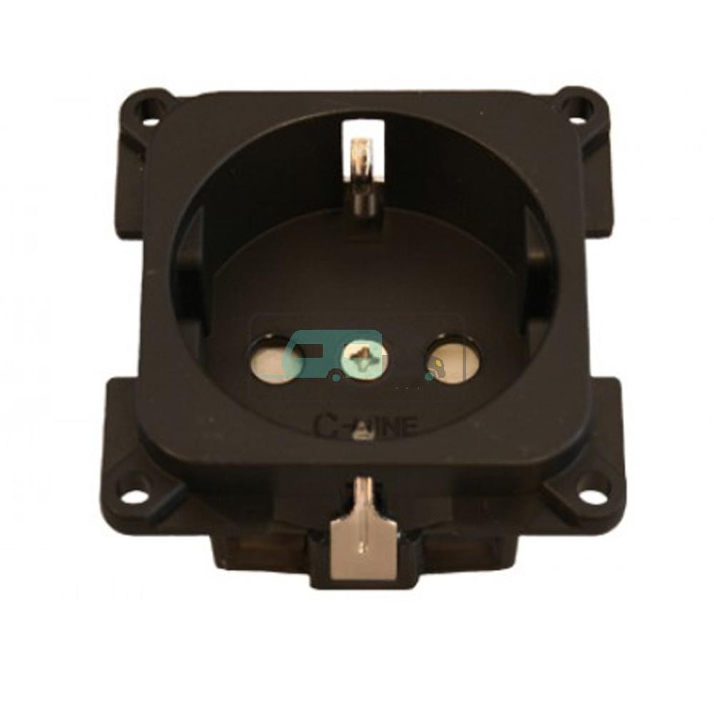 [OCS_A0033670L] Presto Contactdoos 230V Inbouw S-10.000 Bruin