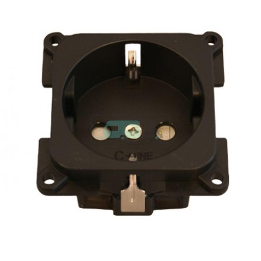 [OCS_1144026B] Presto Contactdoos 230V Inbouw S-10.000 Bruin