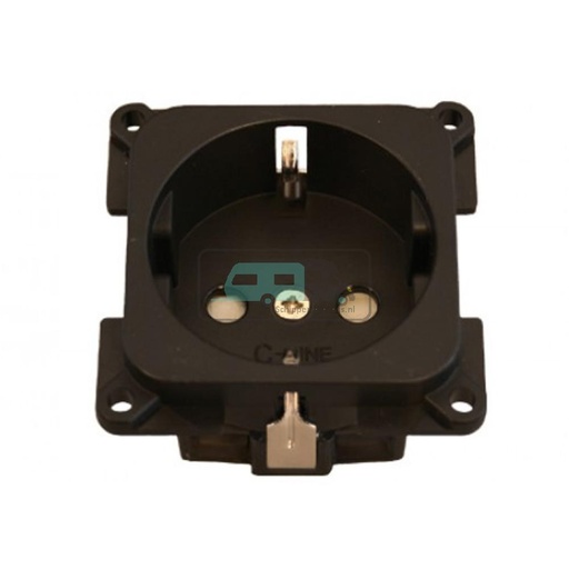 [OCS_A0033672L] Presto Contactdoos 230V Inbouw S-10.000 Zwart