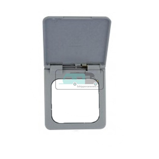[OCS_A0008600L] Presto Contactdoos Cover met Klepje S-10.000 Grijs