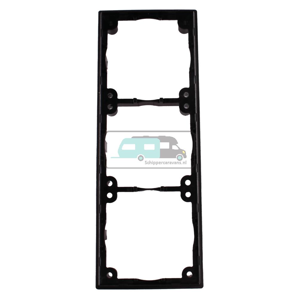 [OCS_A0033619L] Presto Afstandsraam 3-Vaks 12mm S-20.000 Zwart