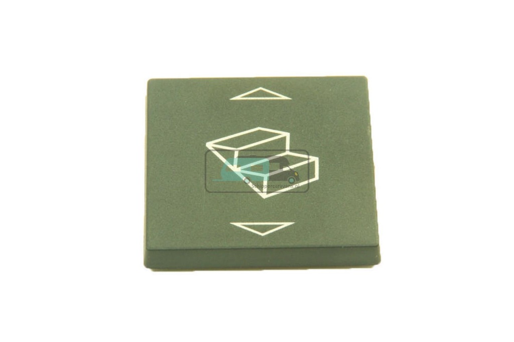 [OCS_A0033629L] Presto Afdekplaat Wipschakelaar Enkel Opstap Ansor Switch S-20.000 Zwart